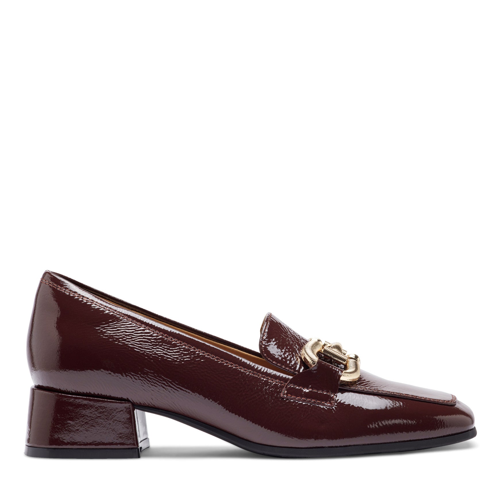 burgundy patent leather dress Krisa Patent Vegan Leather Dress