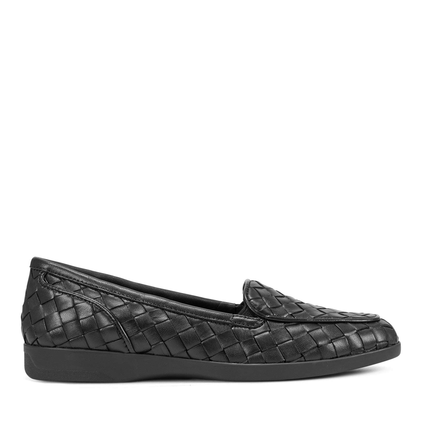 Easy Spirit Devitt Cushioned Slip-on Women's Casual Shoe Black Leather