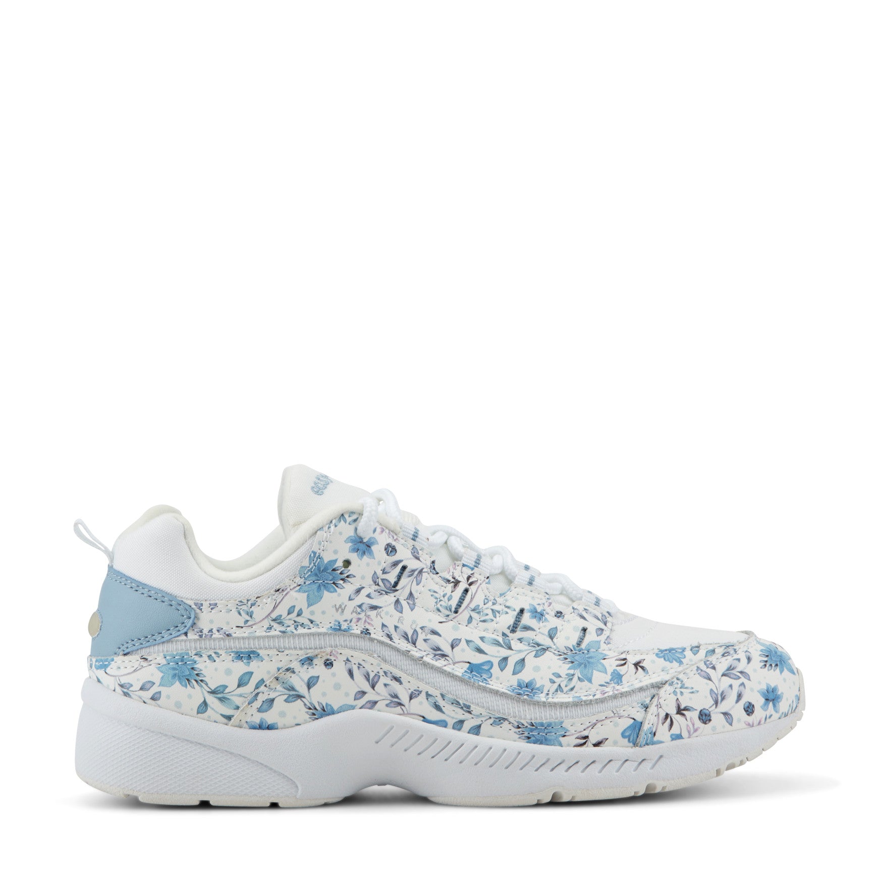 Women's Romy Walking Shoes - White/Blue Floral | Easy Spirit