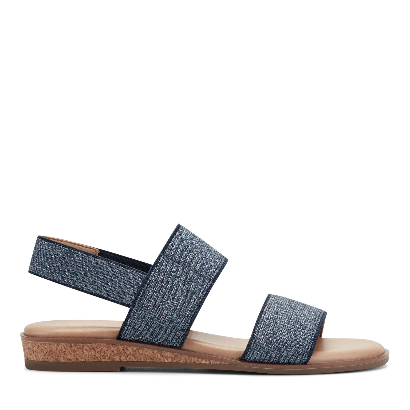 Women's Lana Flat Sandals - Navy | Easy Spirit