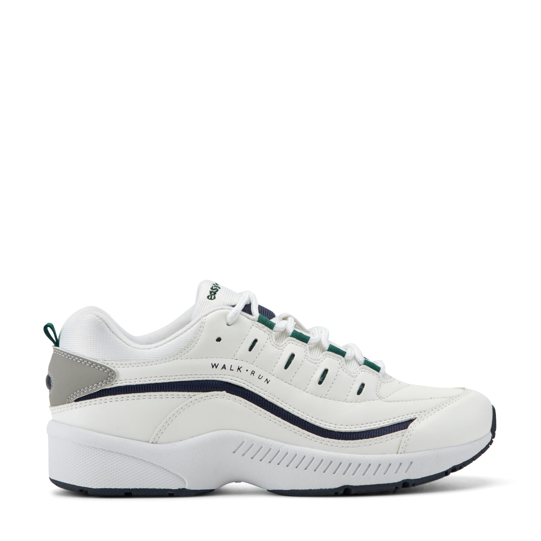 Women's Romy Walking Shoes - White/Navy Leather | Easy Spirit