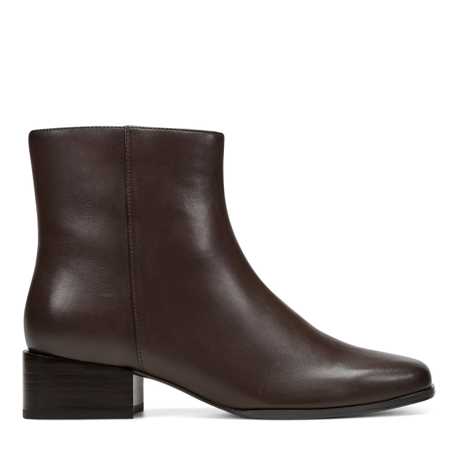 women's brown dress booties Berness Sara Pointed Block Heel Ankle Boots Brown / 10