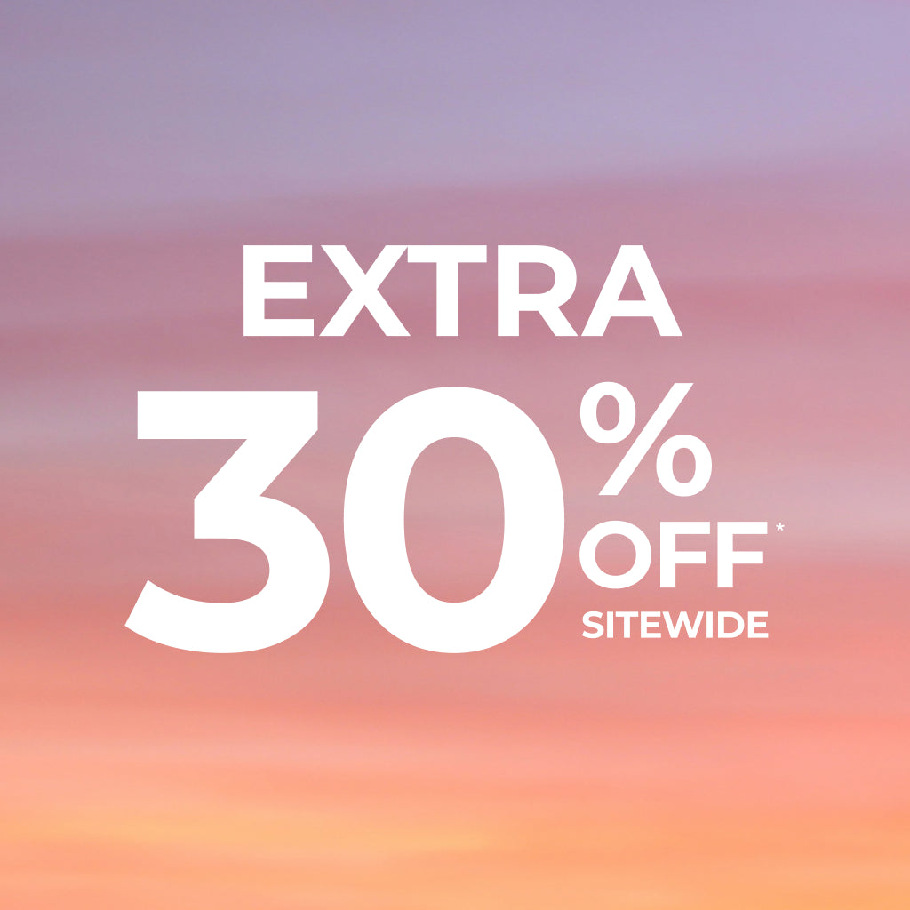 Promotional banner featuring an extra 30% off sitewide during the Summer Solstice Sale.