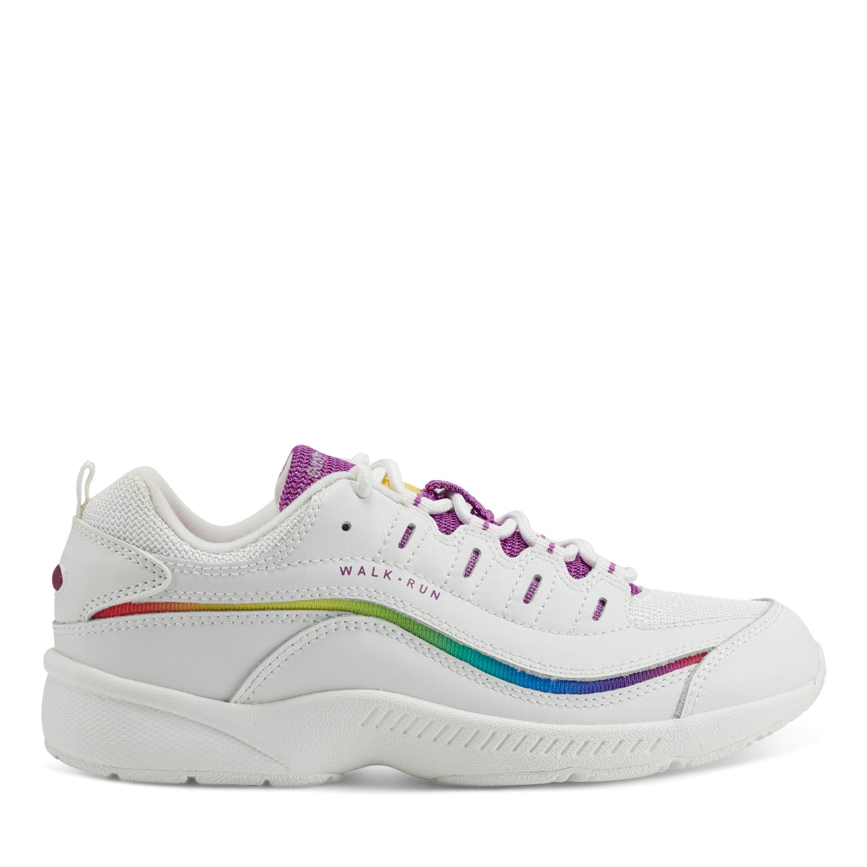 ROMI Romi ロミィ lacatan ナチュラルホワイト Women's Romy Walking Shoes - White/Rainbow | Easy Spirit