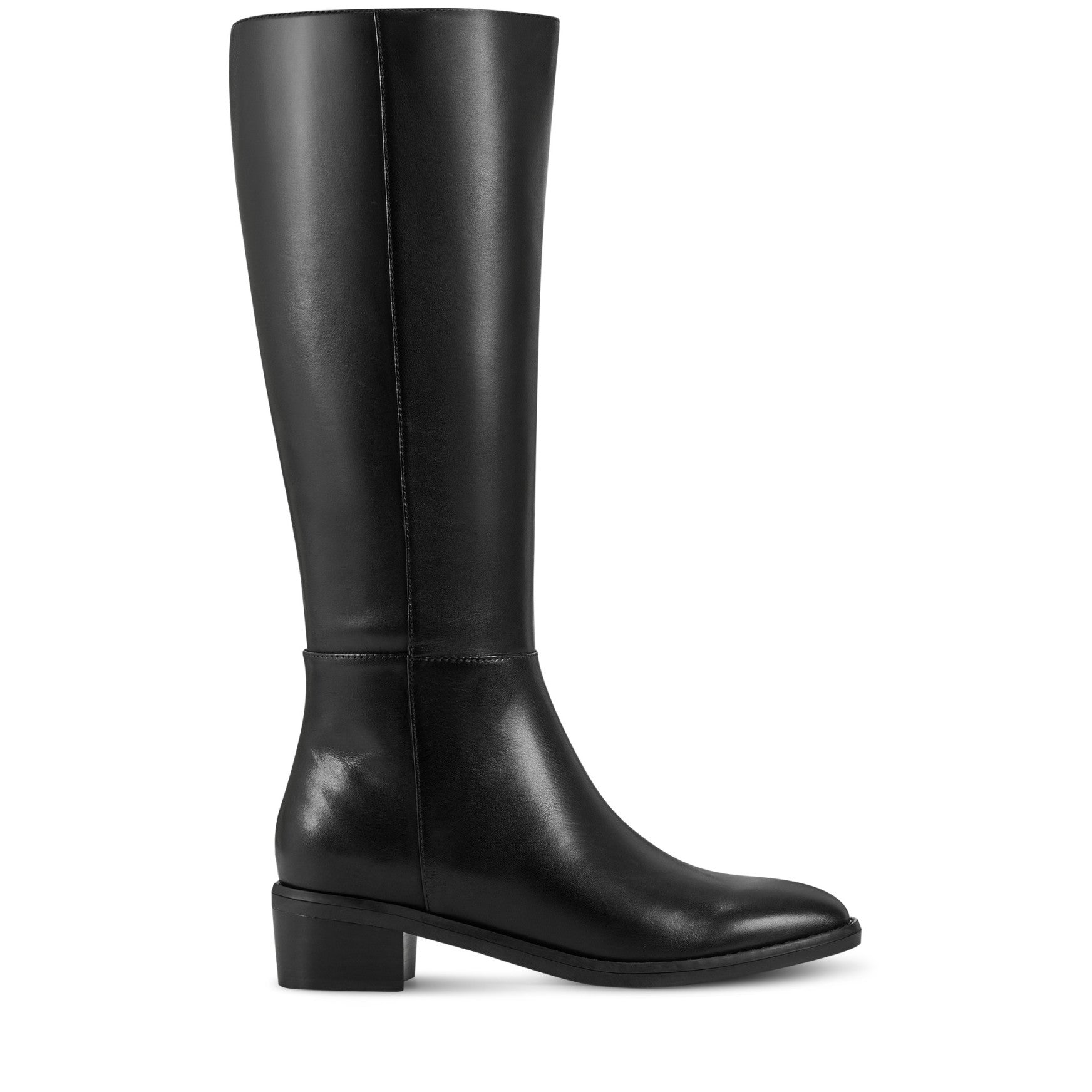 black dress boots low heel Easy Spirit Loretta 9.5 Women's Black
