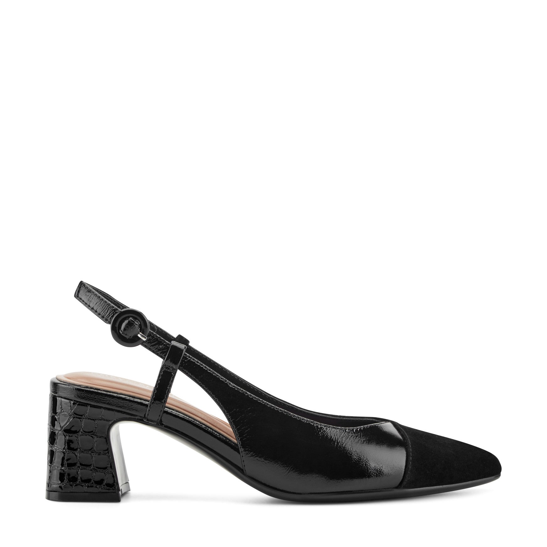 Easy Spirit Women's Nailah Slingback Pump - Black - Pumps