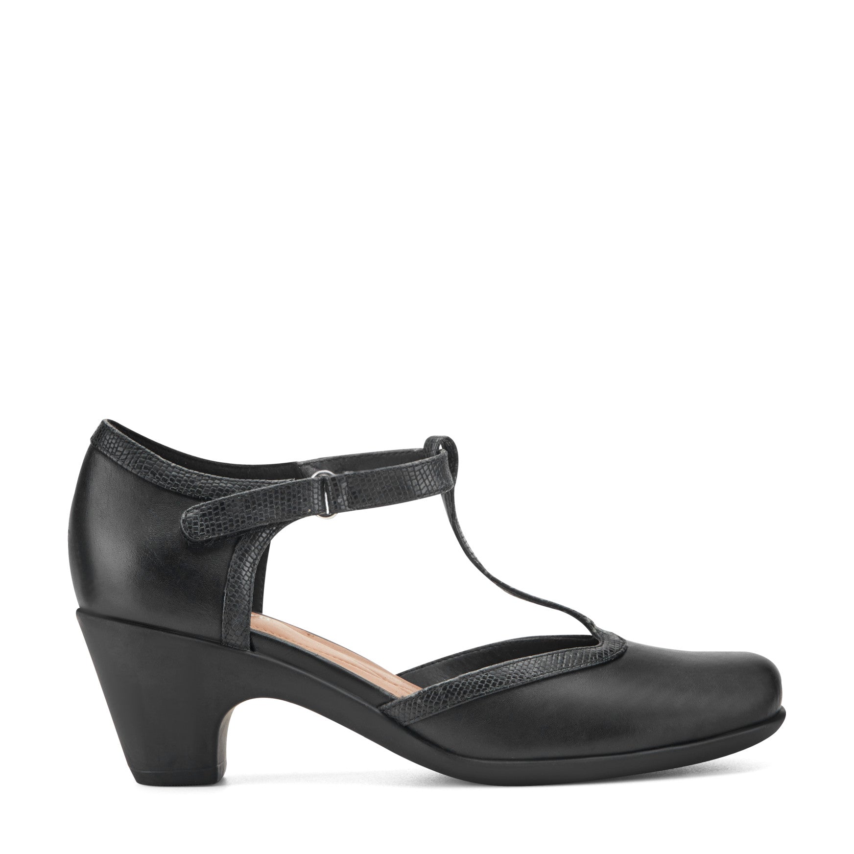 blue dress for baby girl Black Patent Leather Block Heel Pump EU 36.5/US 6.5 / Narrow (A) main image 0