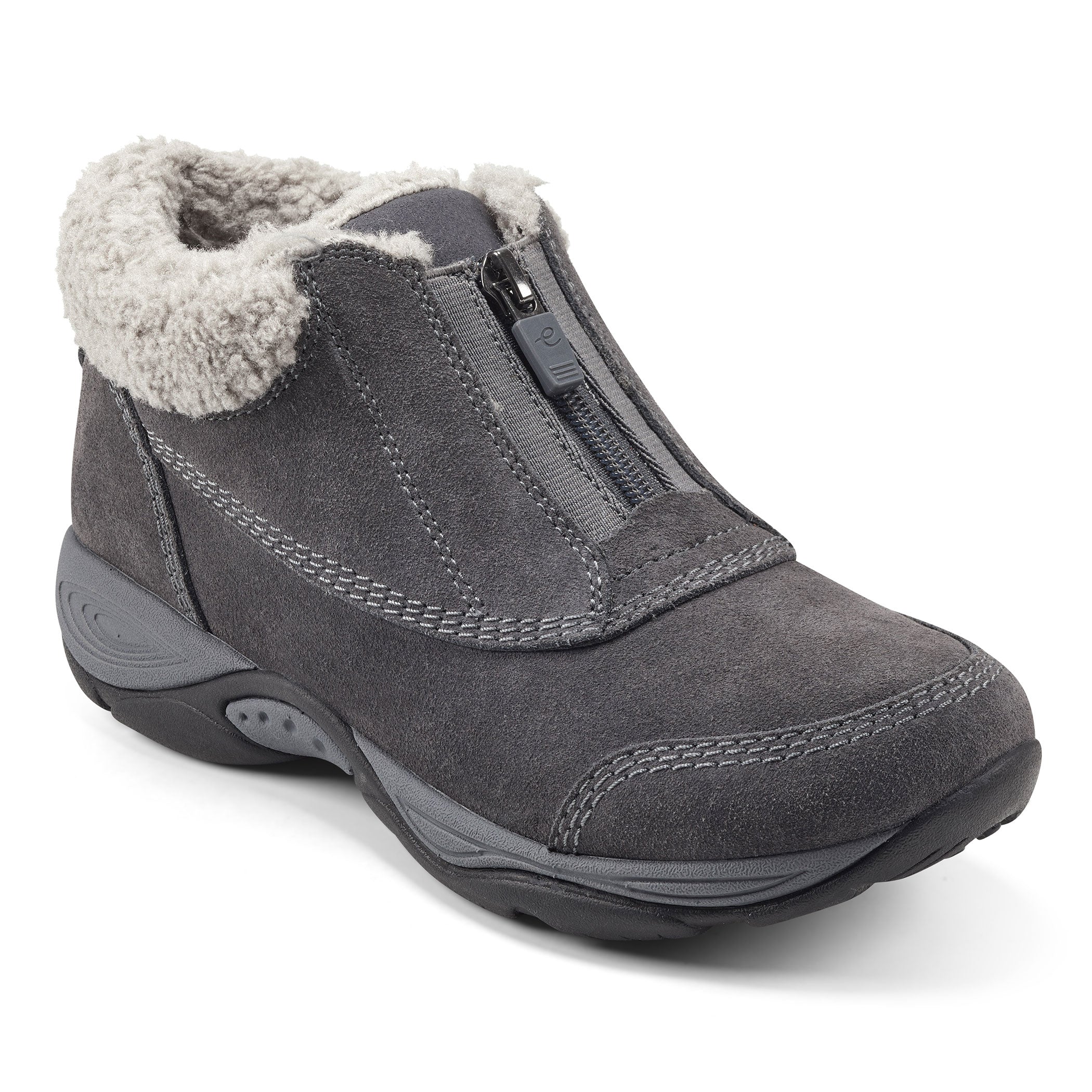 Women's Exclaim Cold Weather Booties Grey Easy Spirit