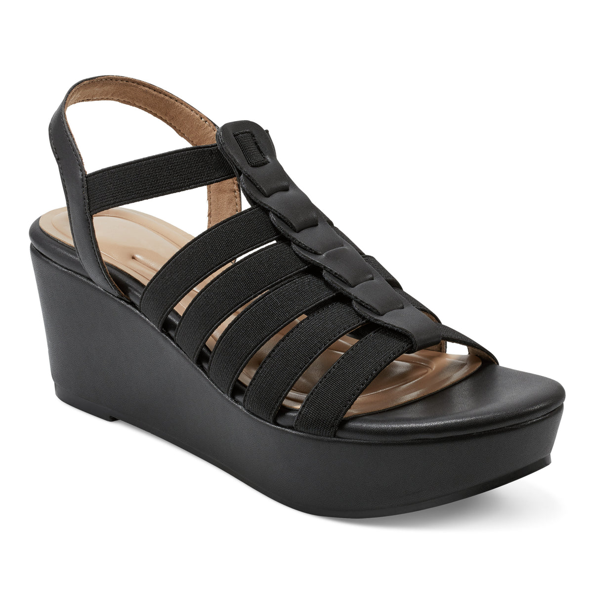 Avinna Platform Wedge Sandals – Easy Spirit