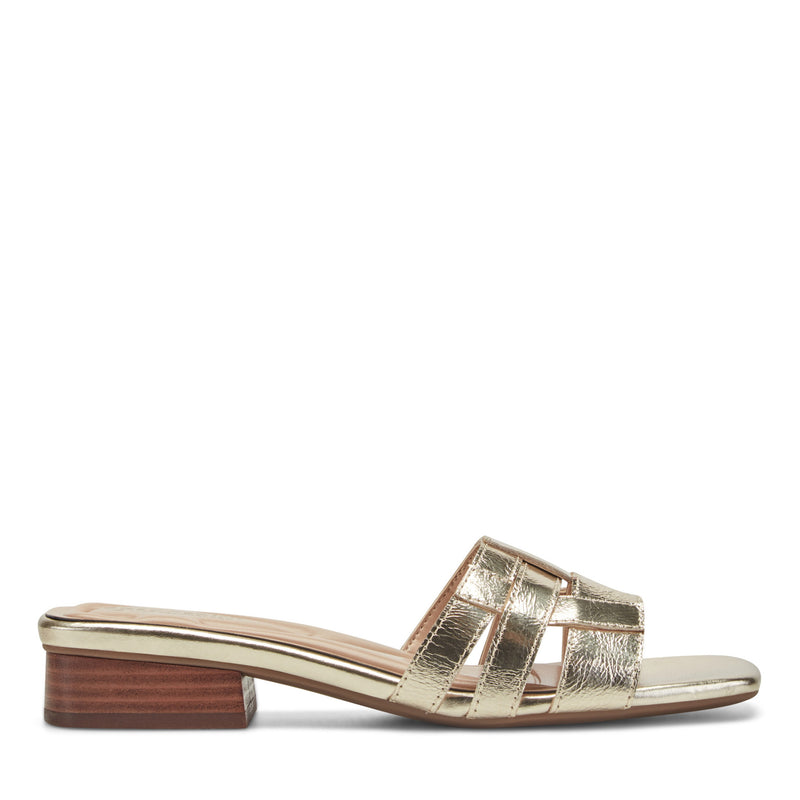 Easy Spirit - Women's - Galanti Leather Dress Sandals - Gold (Size 7) , Medium Width Easy Spirit - Women's - Galanti Leather Dress Sandals - Gold (Size 7) , Medium Width