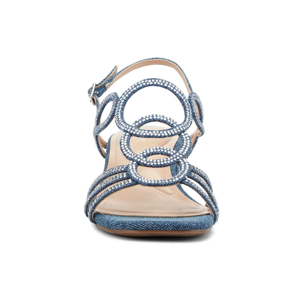 Women's Yana Embellished Dress Sandals - Medium Blue | Easy Spirit