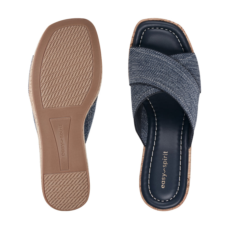 Fawn Slip On Wedge Sandals