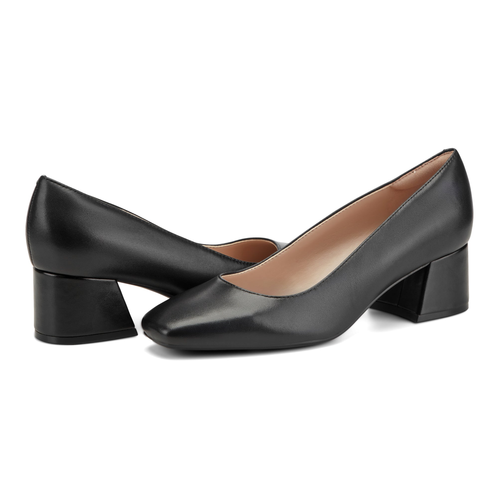Easy Spirit Women's Marelyn eFlex Square Toe Block Heel Pumps