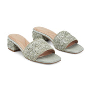 Rosario Raffia Dress Sandals