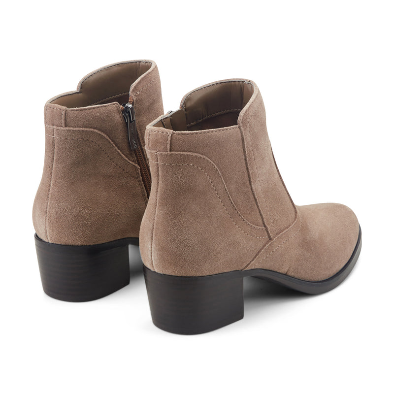 Haya Block Heel Booties
