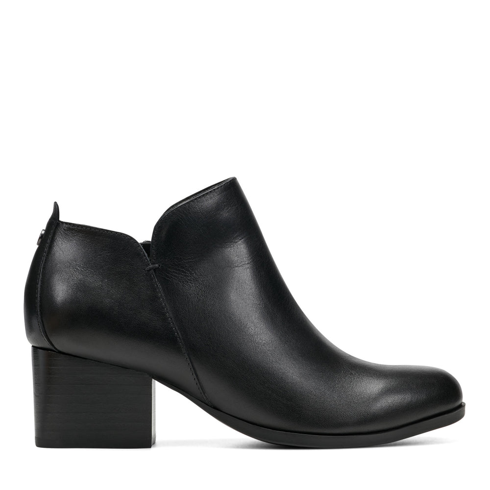 Women's Georgina Ankle Booties - Black Leather | Easy Spirit