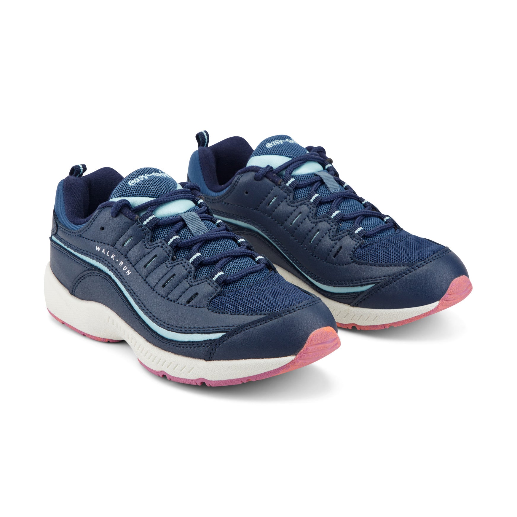 Women's Romy Walking Shoes - Navy Leather | Easy Spirit
