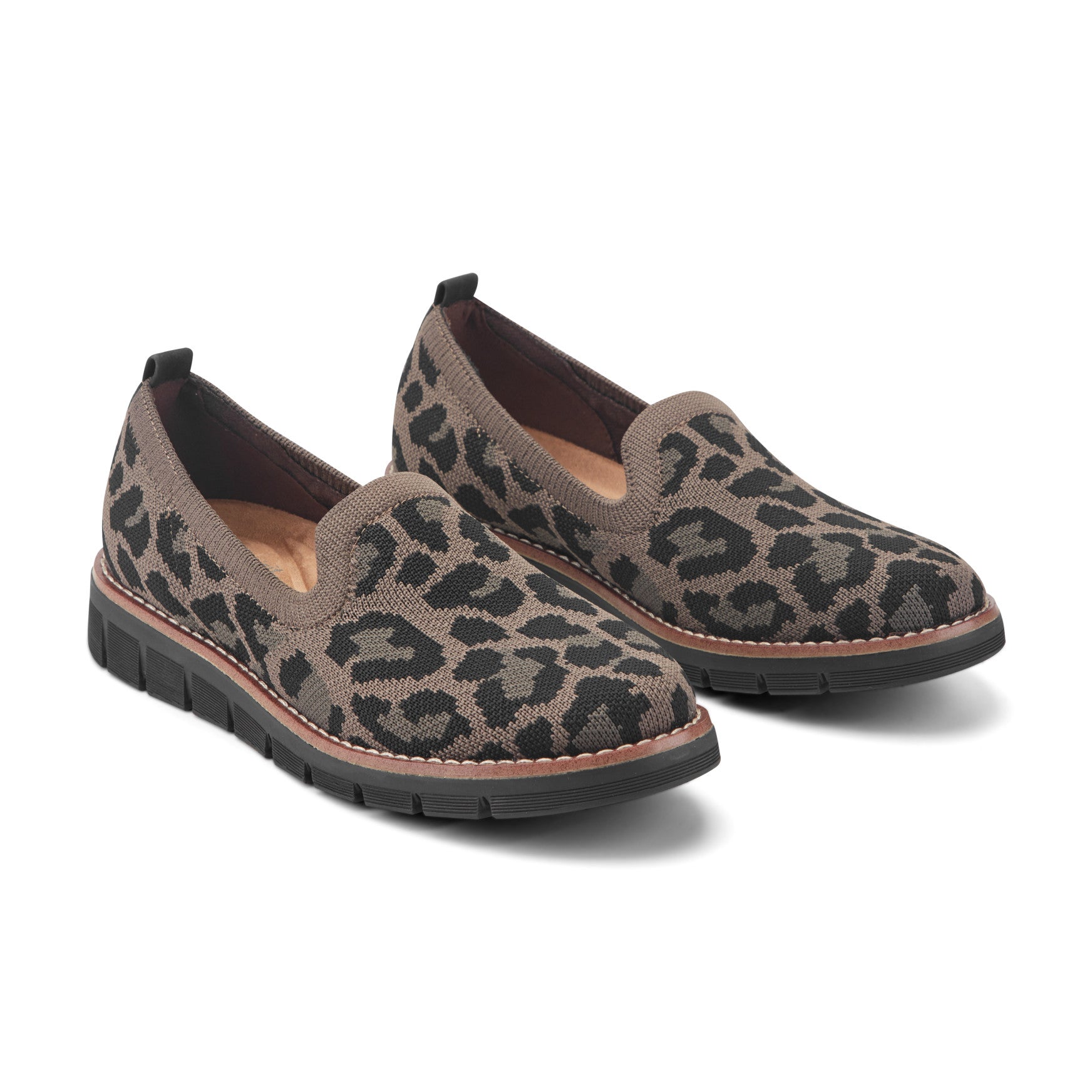 women's casual slip on dress shoe Ortho+rest Women Slip-On Barefoot Shoe Comfortable Dress Shoes Loafers-Linda Khaki / 10