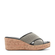 Fawn Slip On Wedge Sandals
