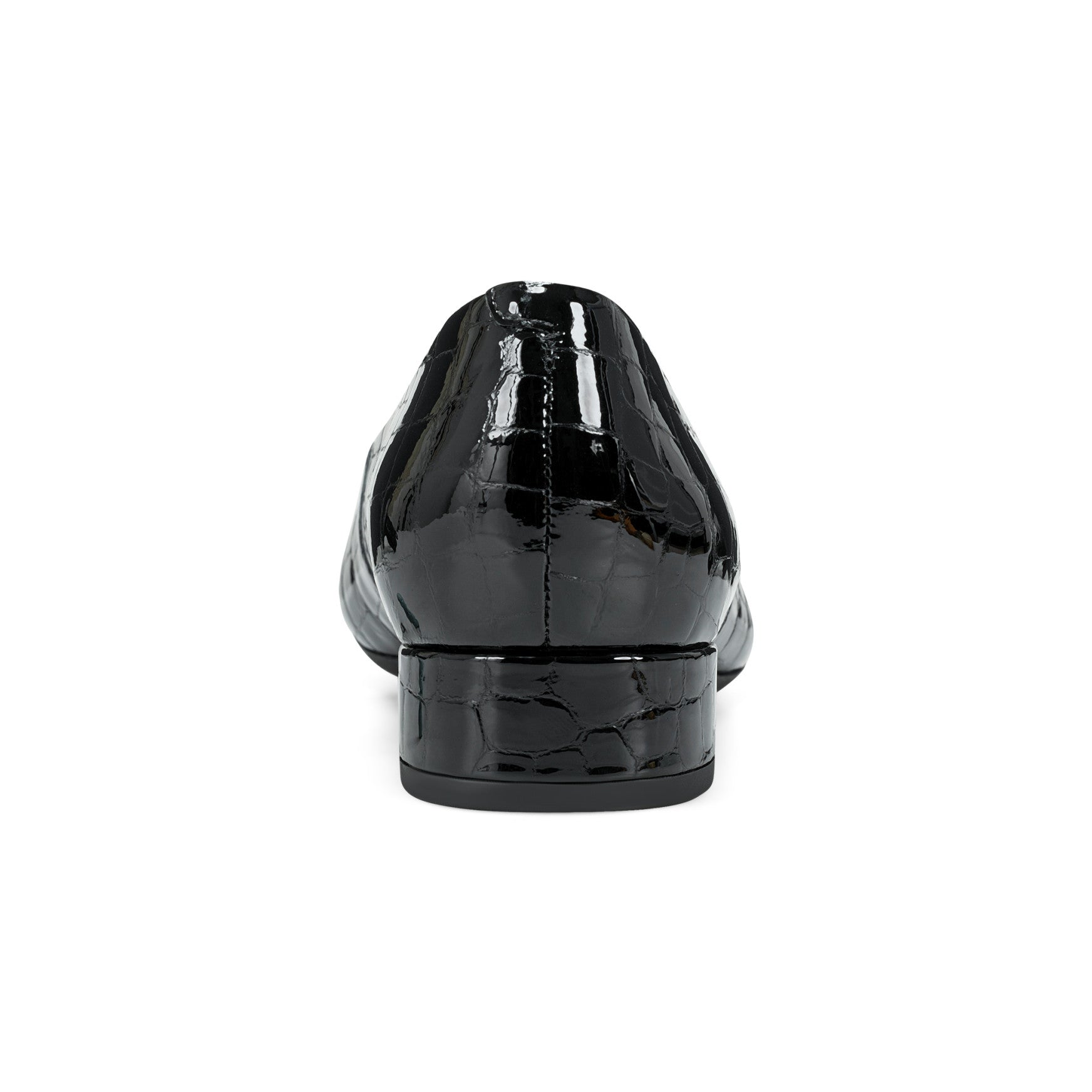 Women's Caldise Low Heel Dress Shoes - Black Croco Patent | Easy Spirit Women's Caldise Low Heel Dress Shoes - Black Croco Patent | Easy Spirit