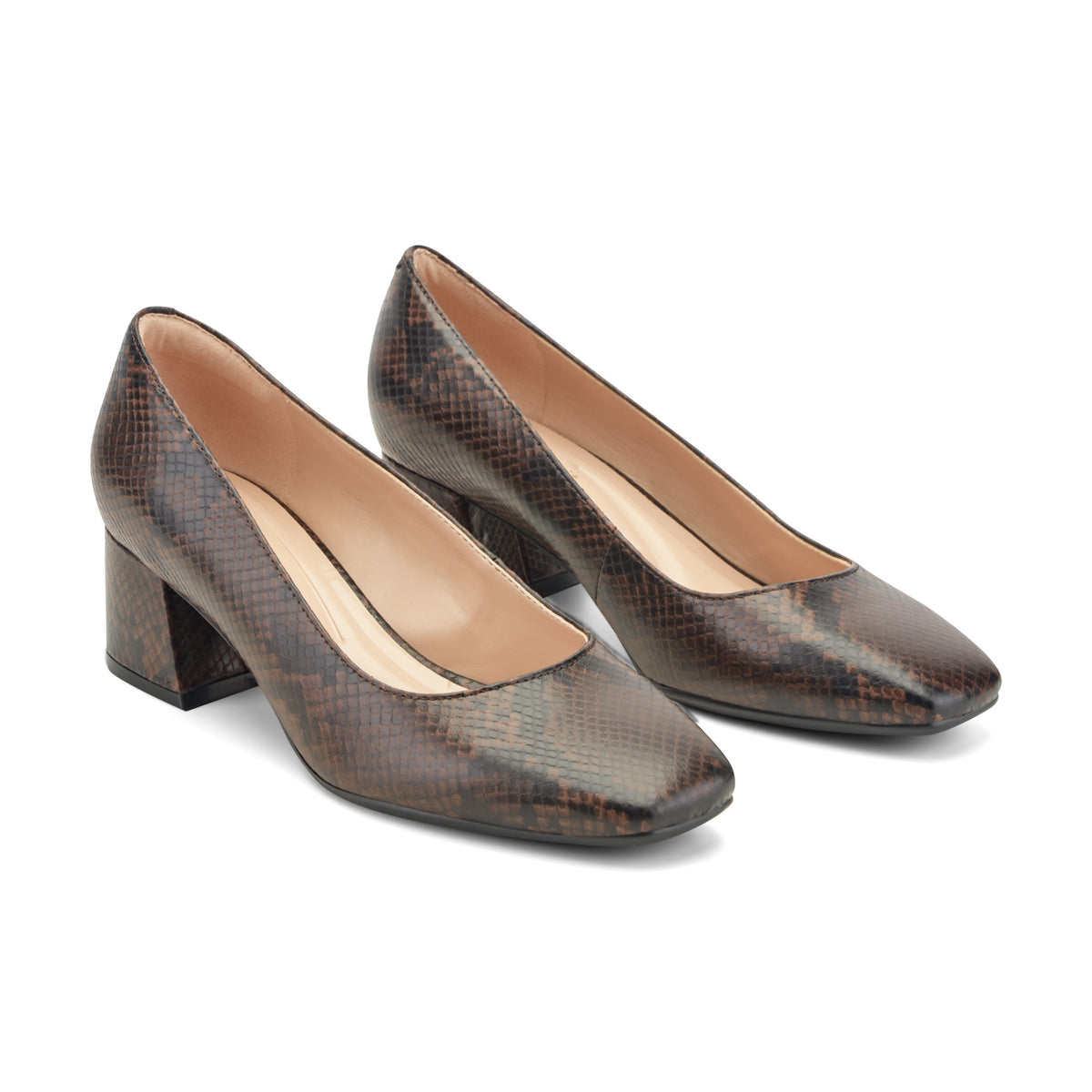 Marelyn Block Heel Dress Pumps