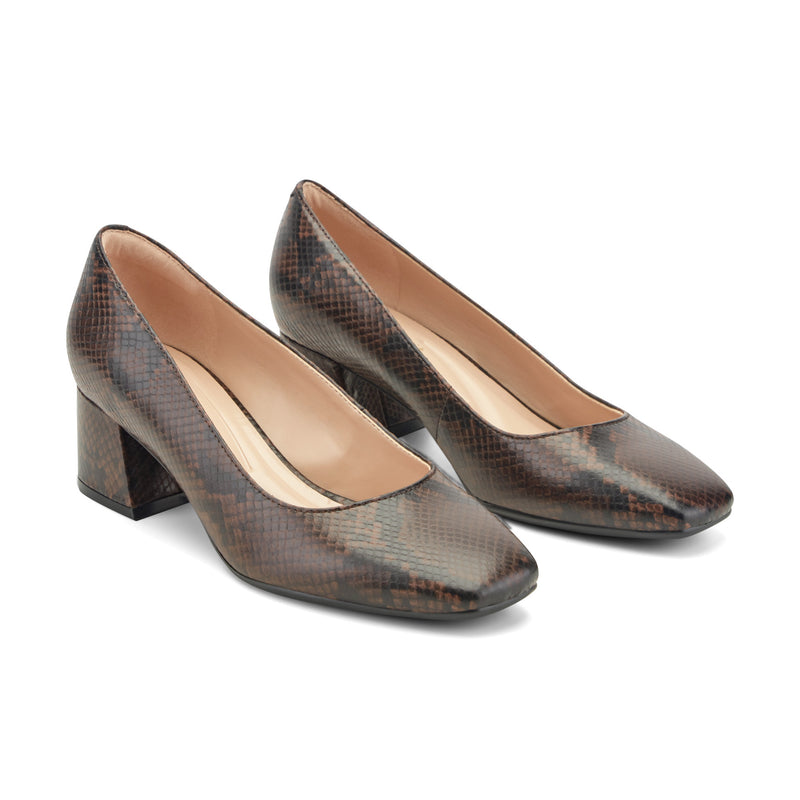 Marelyn Block Heel Dress Pumps