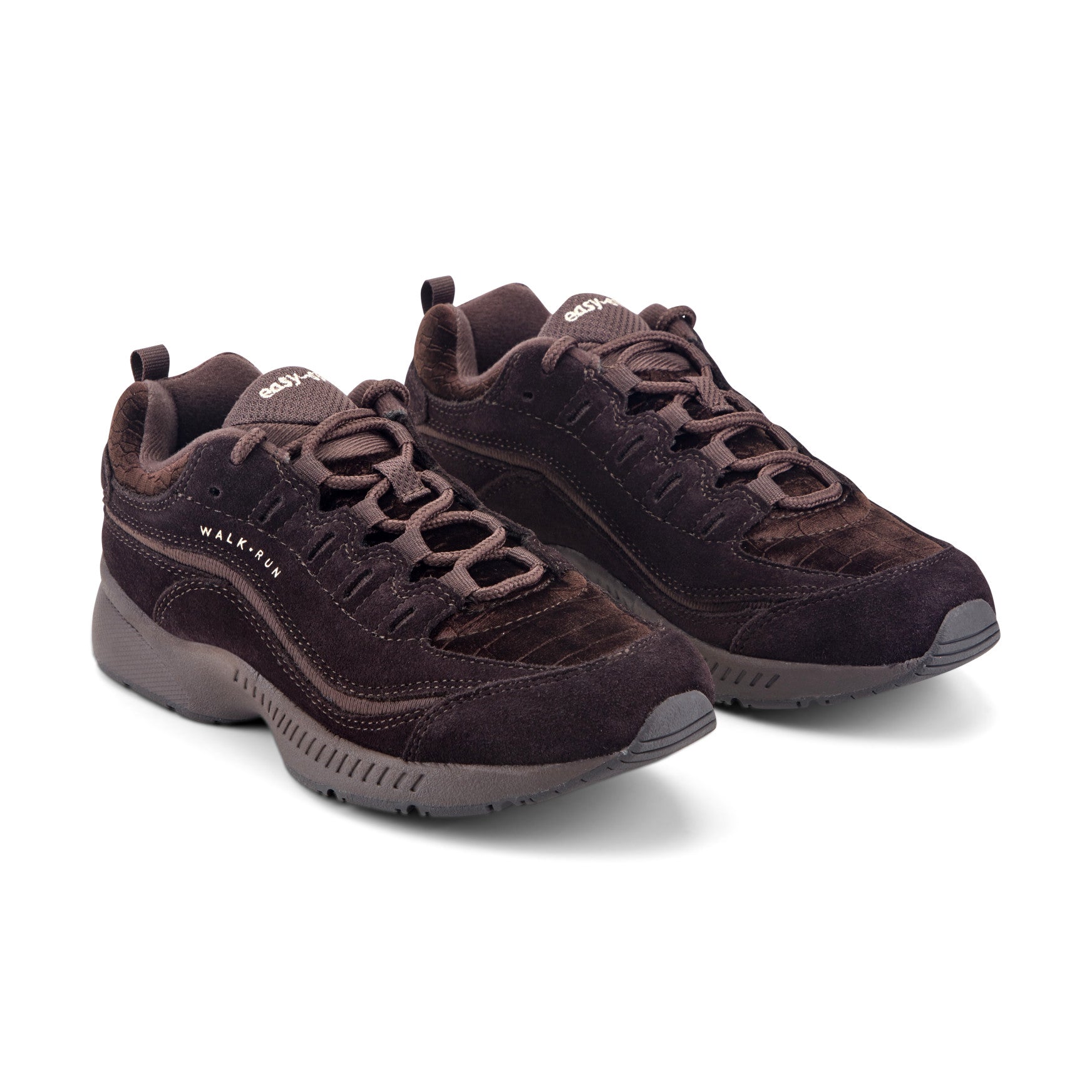Women's Romy Walking Shoes - Dark Brown Suede | Easy Spirit