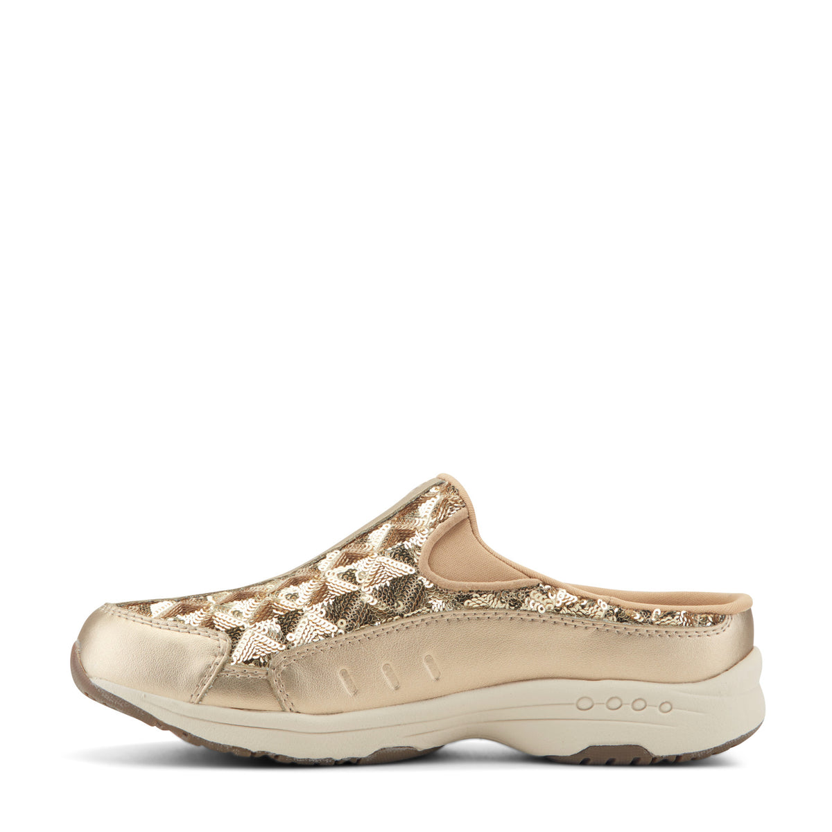 Women's Traveltime Clogs - Gold Sequin | Easy Spirit
