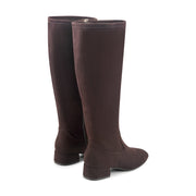 Danilyn Wide Calf Block Heel Boots