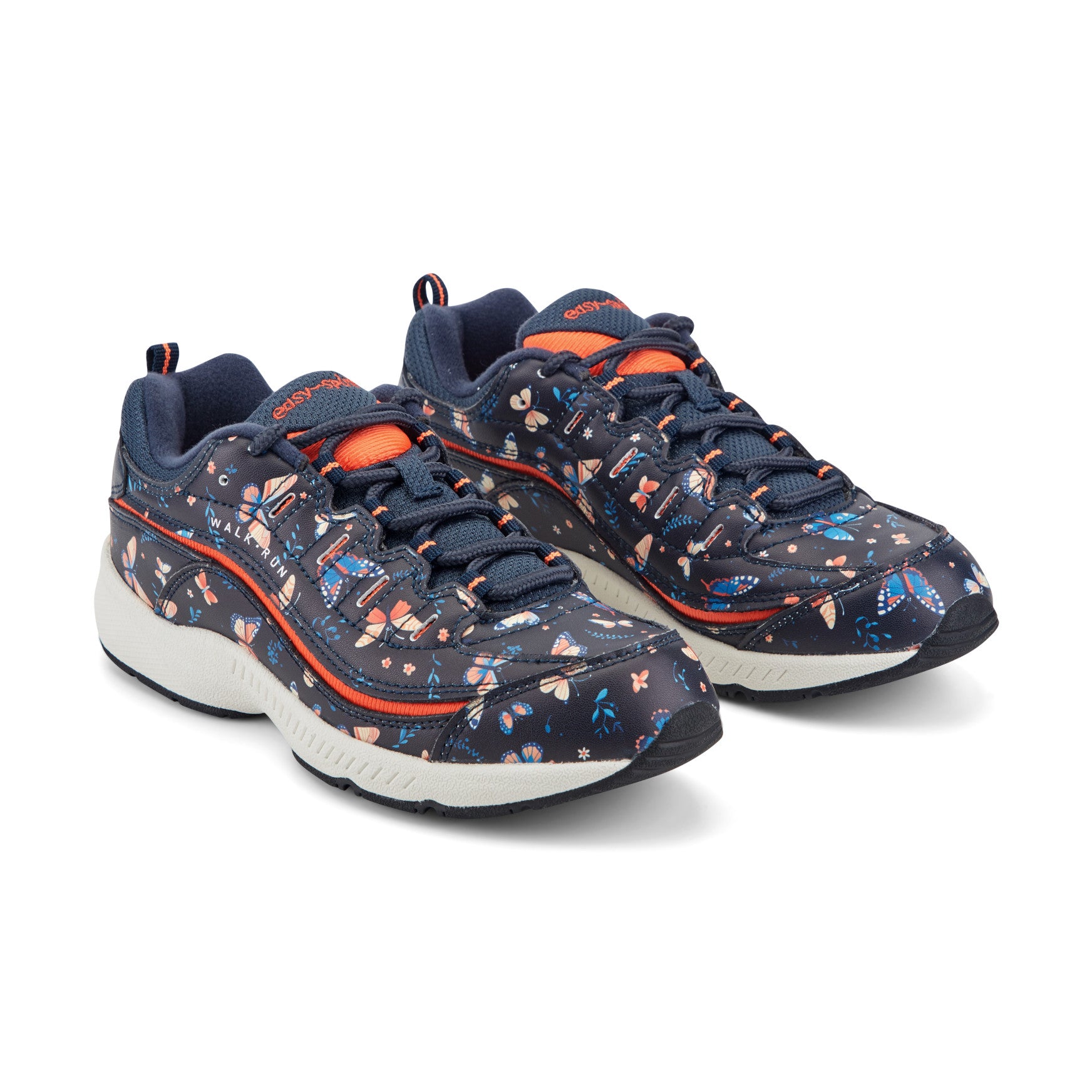 Women's Romy Walking Shoes - Navy Butterfly Print | Easy Spirit