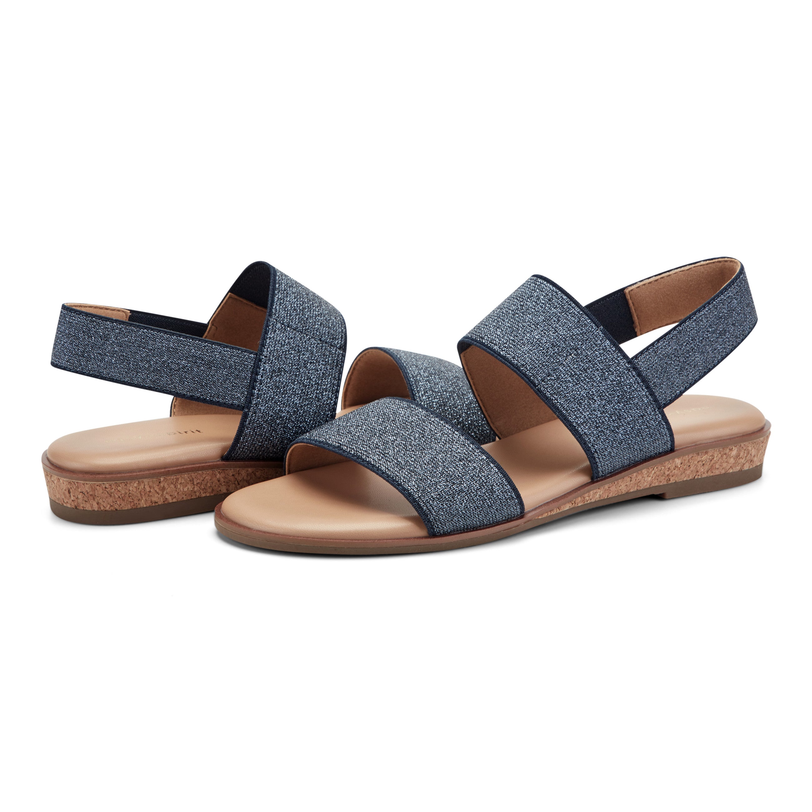Women's Lana Flat Sandals - Navy | Easy Spirit