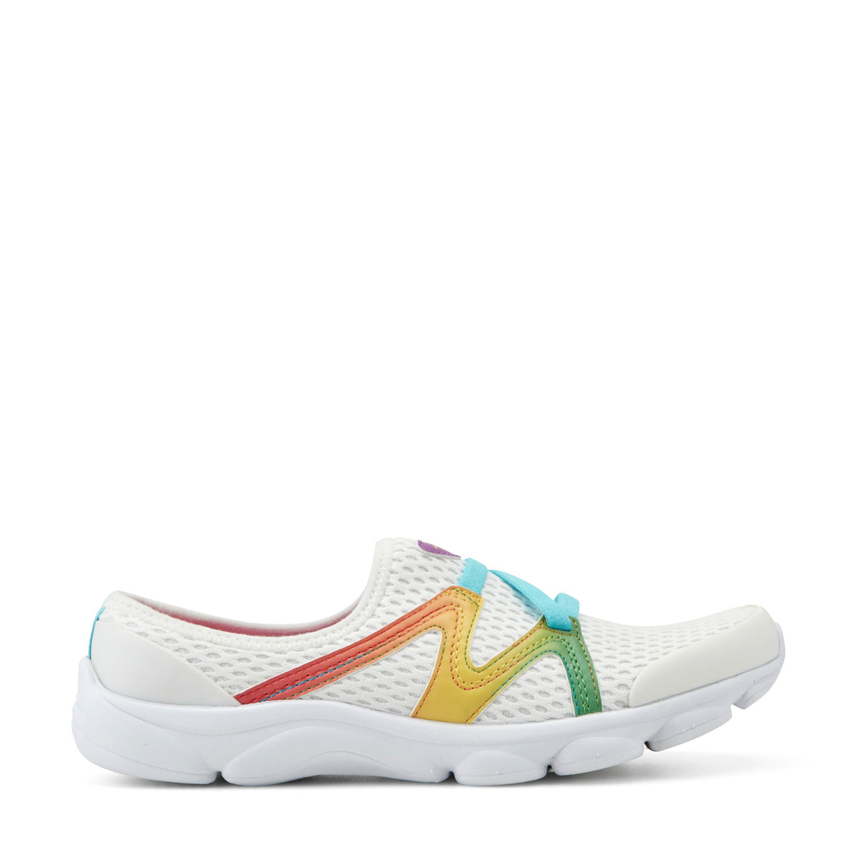 Women's Riptide Clogs - White/Rainbow | Easy Spirit