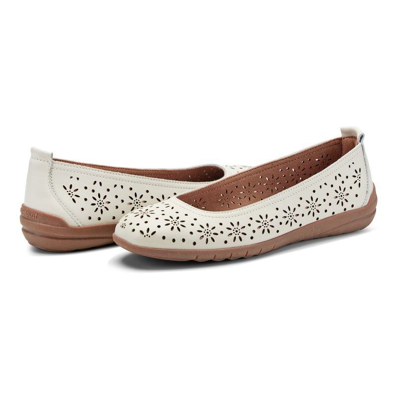 Araceli Leather Ballet Flats