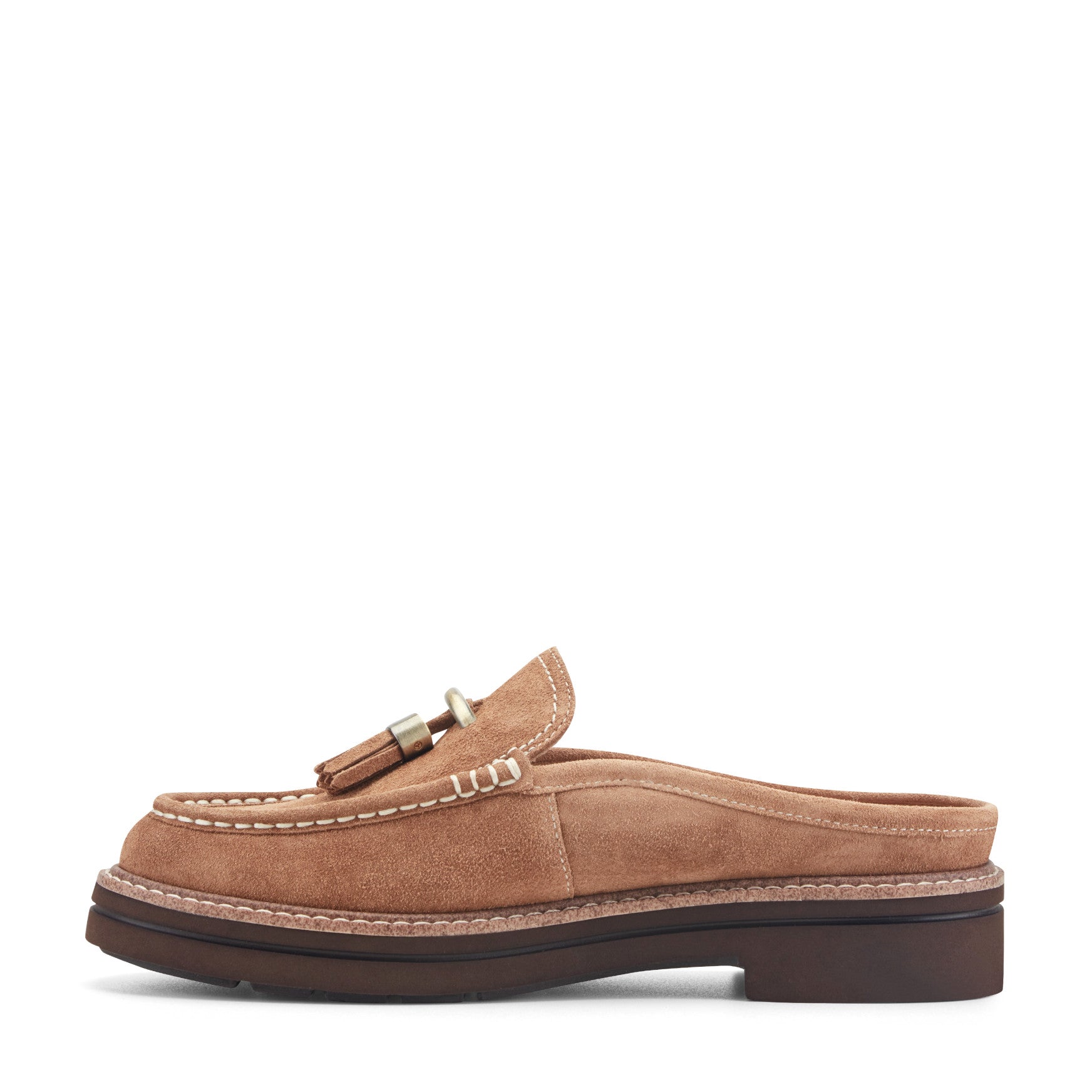 Zarina Tassel Loafer Mules