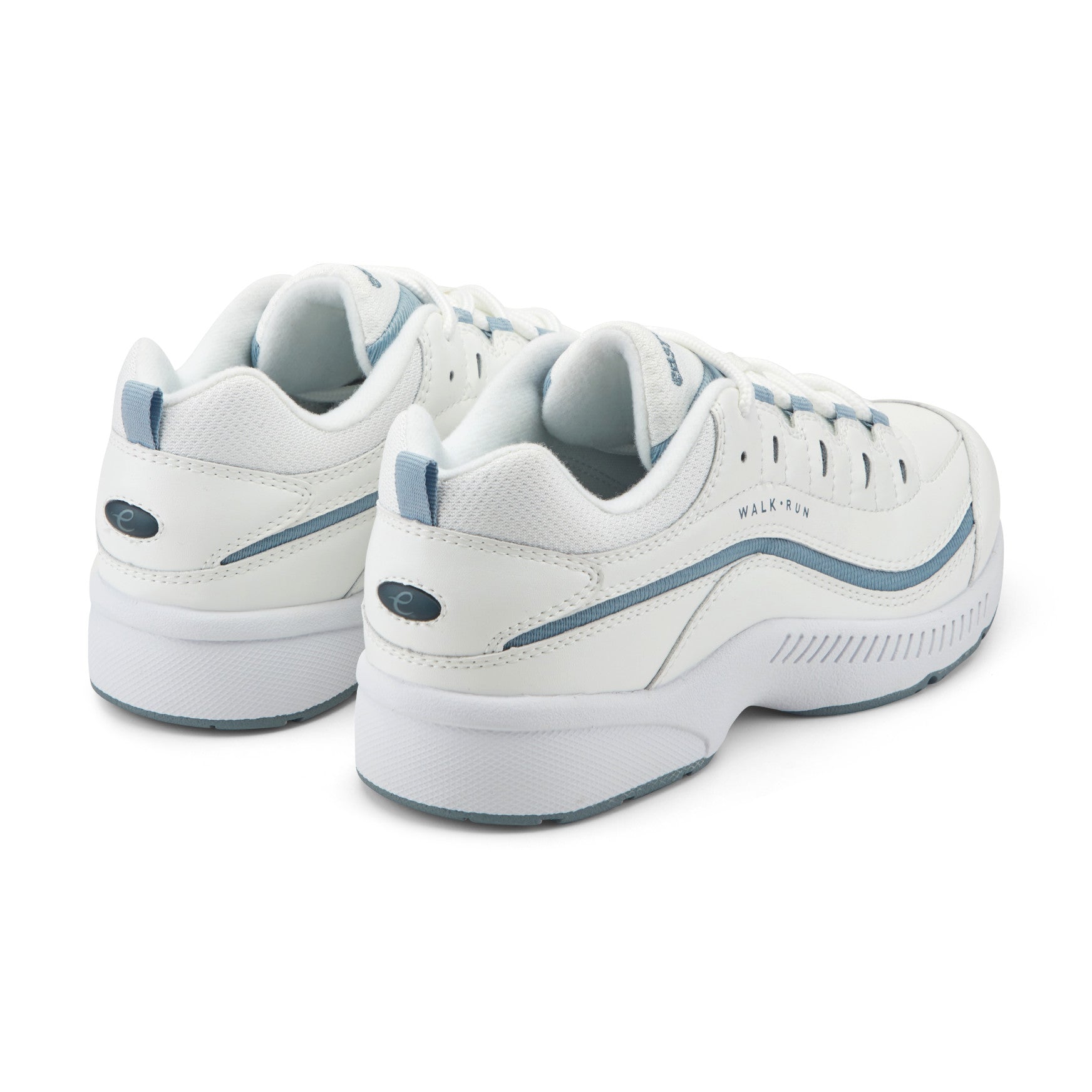 Women's Romy Leather Walking Shoes - White/Grey Leather | Easy Spirit