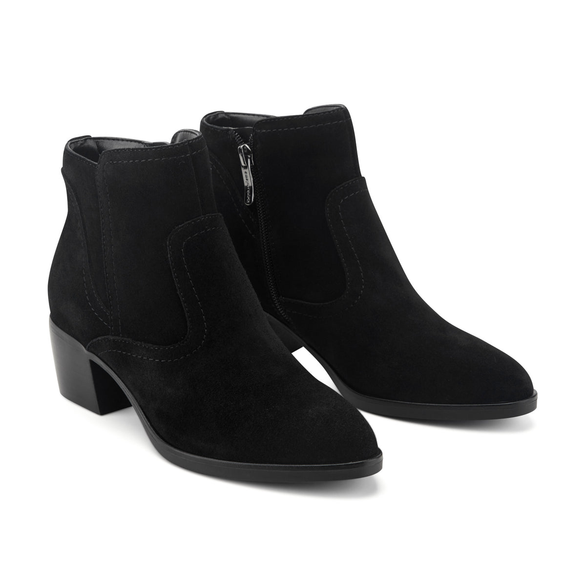 Haya Block Heel Booties