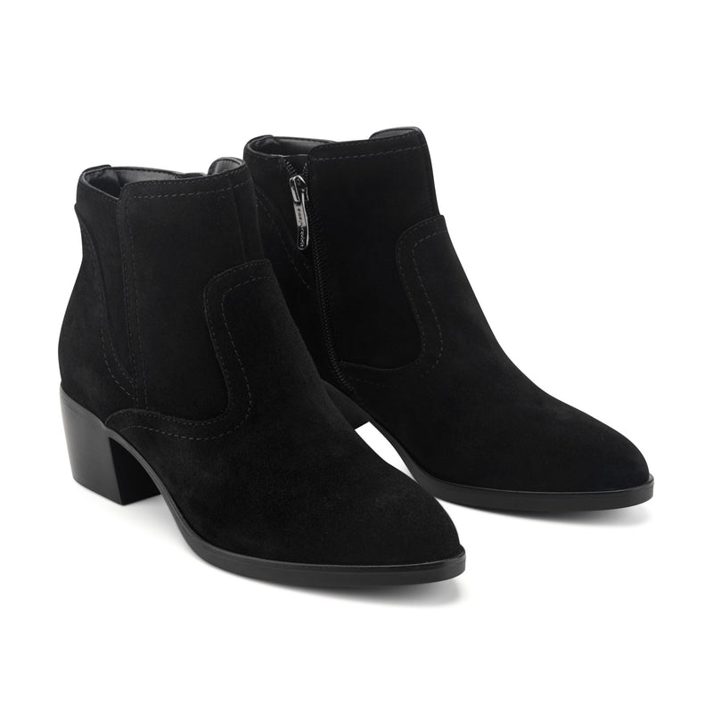 Haya Block Heel Booties