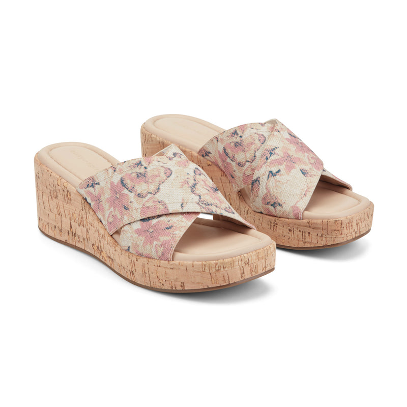 Fawn Slip On Wedge Sandals