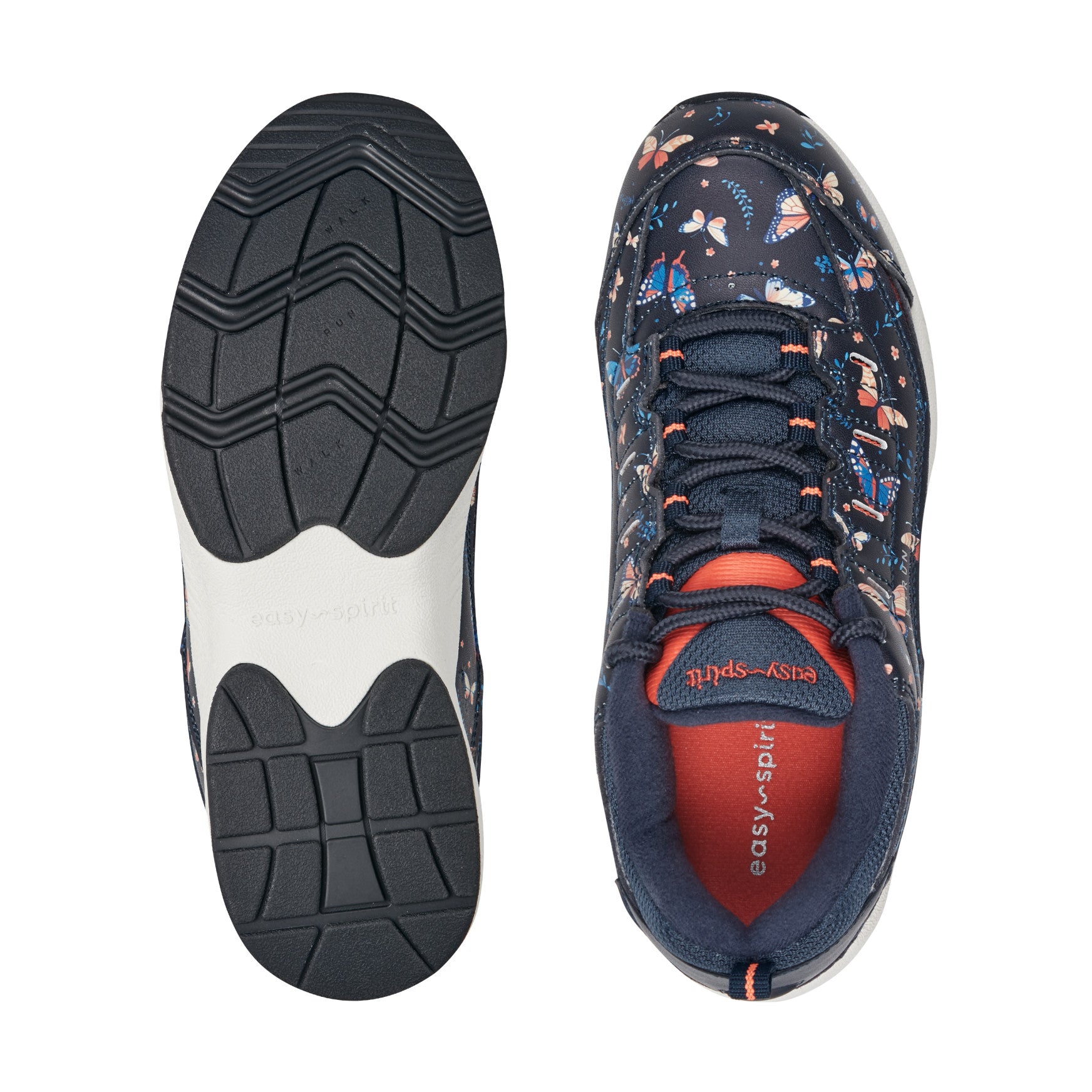 Women's Romy Walking Shoes - Navy Butterfly Print | Easy Spirit