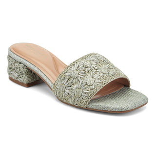 Rosario Raffia Dress Sandals