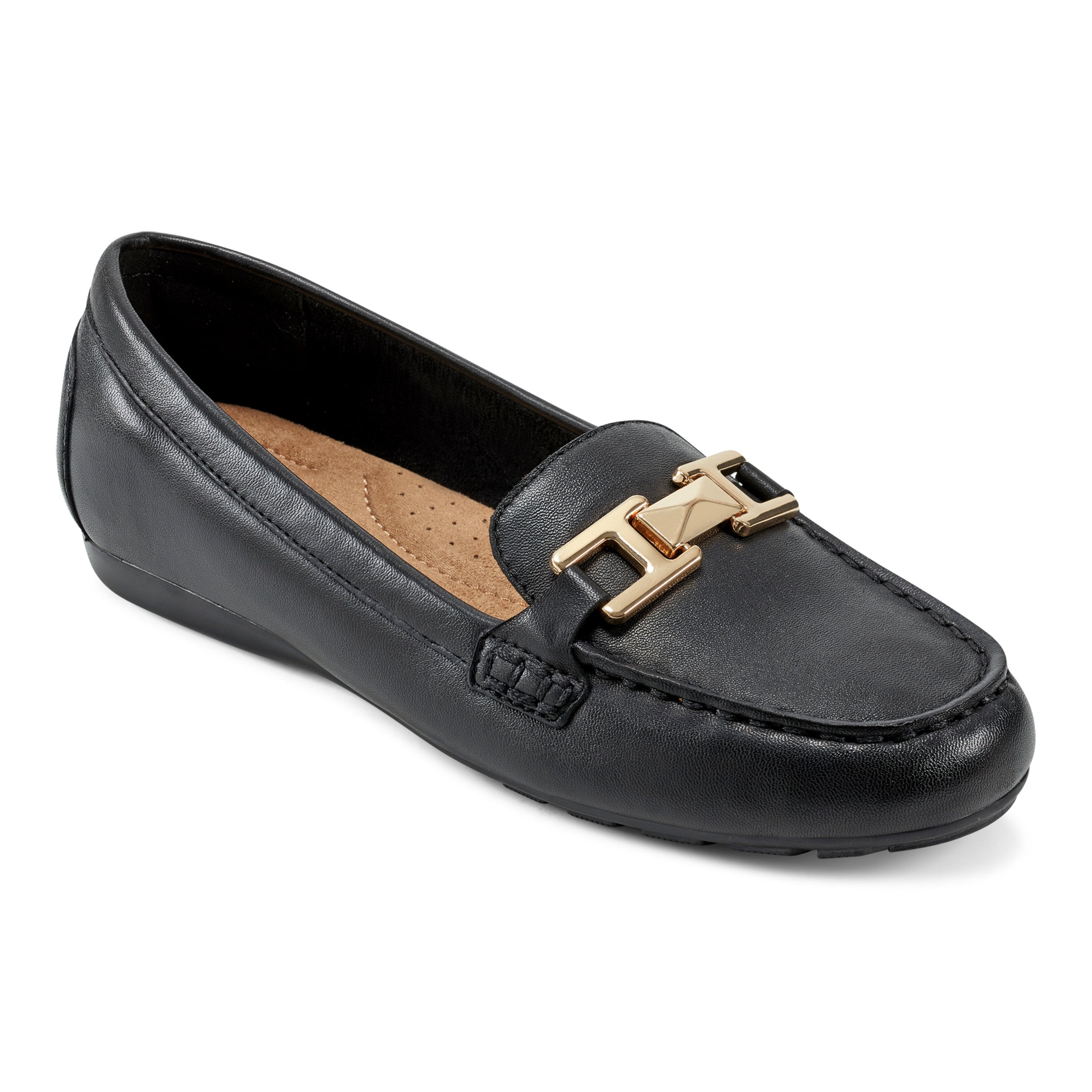 Authentic Louis Vuitton Men's Black Calf Leather Buckle Loafers Dress Shoes  UK size 6 (US size 7)