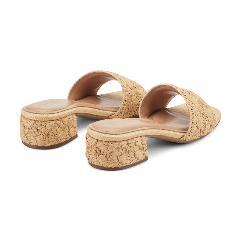 Rosario Raffia Dress Sandals