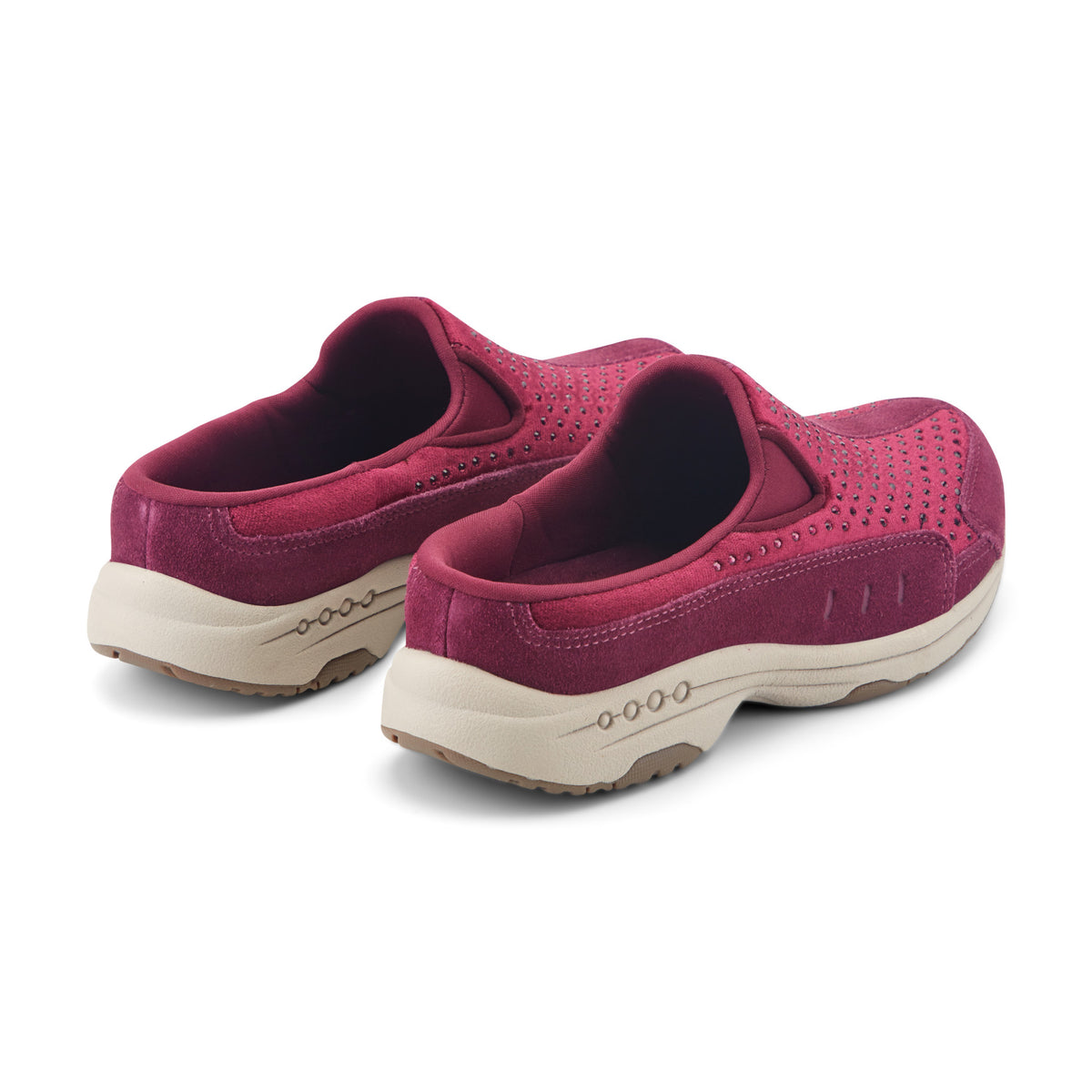 Women's Traveltime Clogs - Red Velvet/Rhinestone | Easy Spirit