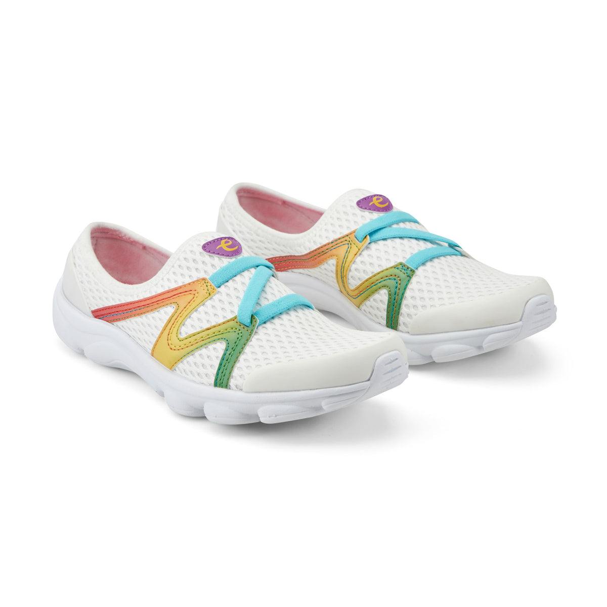 Women's Riptide Clogs - White/Rainbow | Easy Spirit