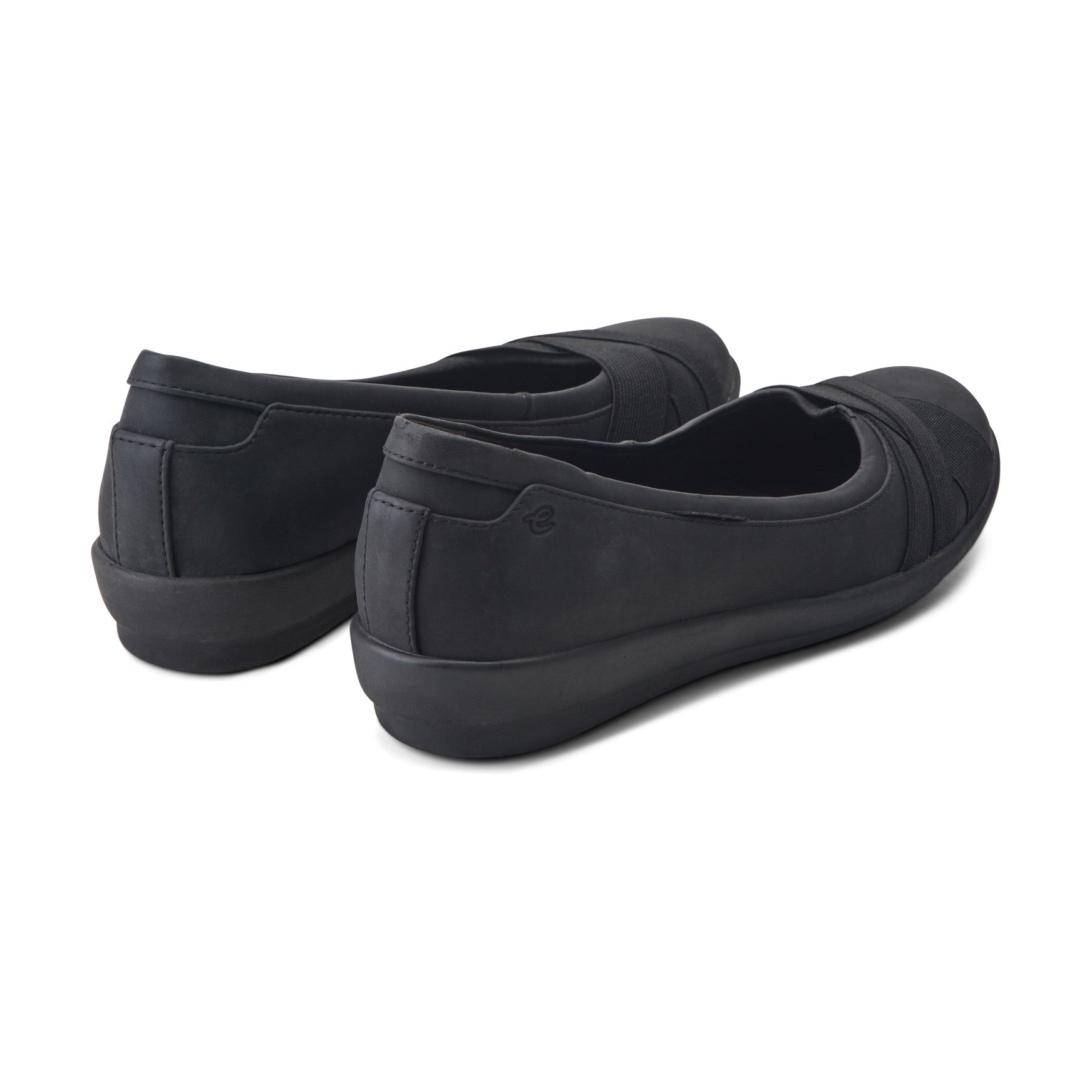 NOA　レディース　BLK S No Boundaries Women's Canvas Slip-On Sneakers with Wide Width and
