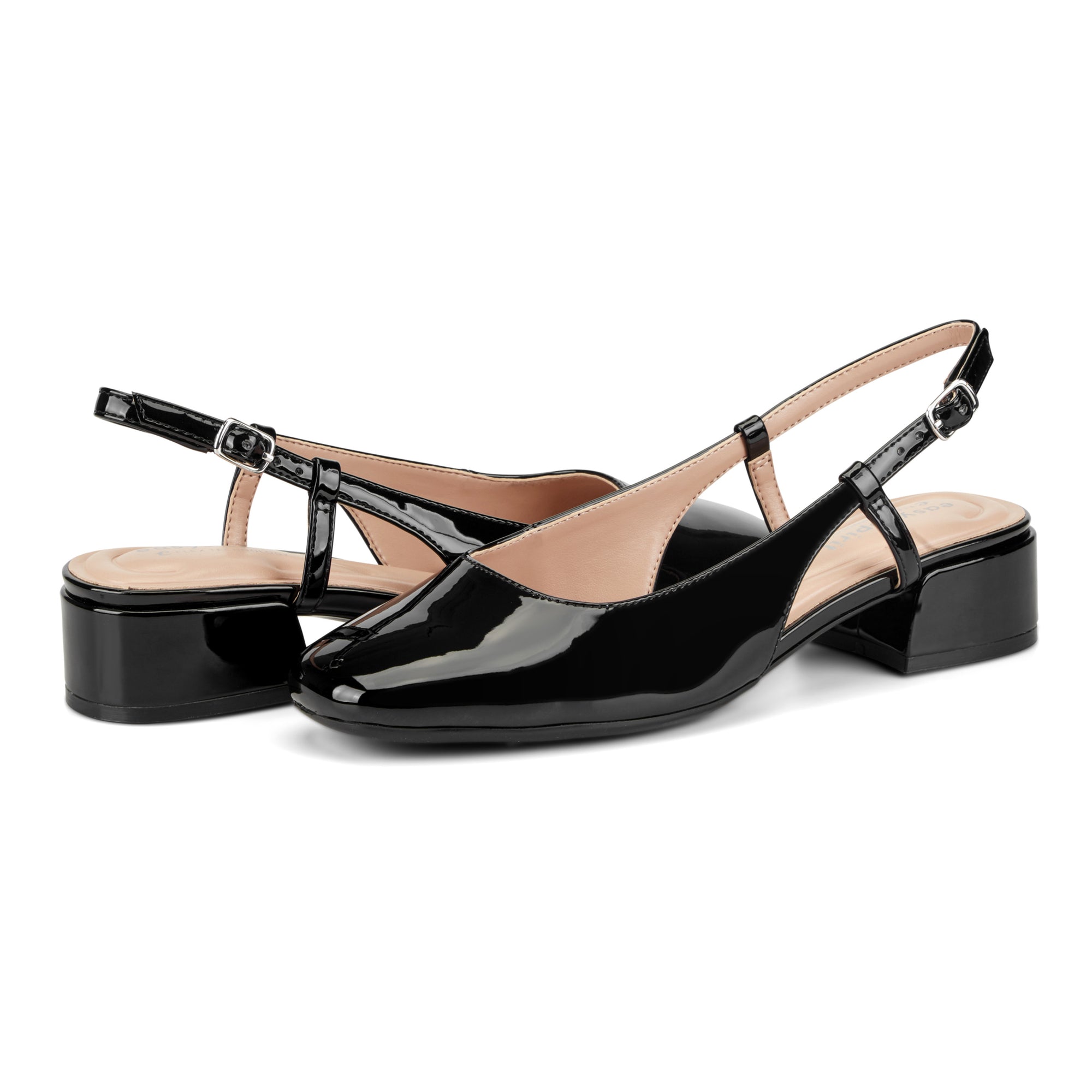 Easy Spirit Women's Jaziel eFlex Slingback Dress Pumps, Black, 9.5M