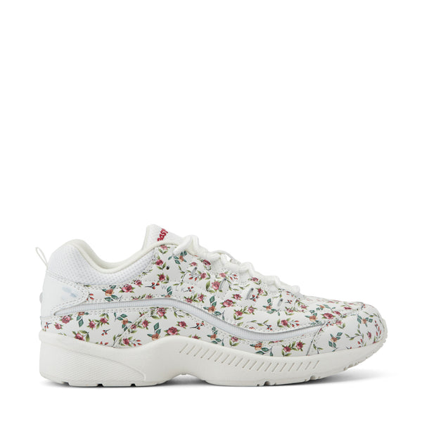 Women's Romy Walking Shoes - White/Pink Floral | Easy Spirit