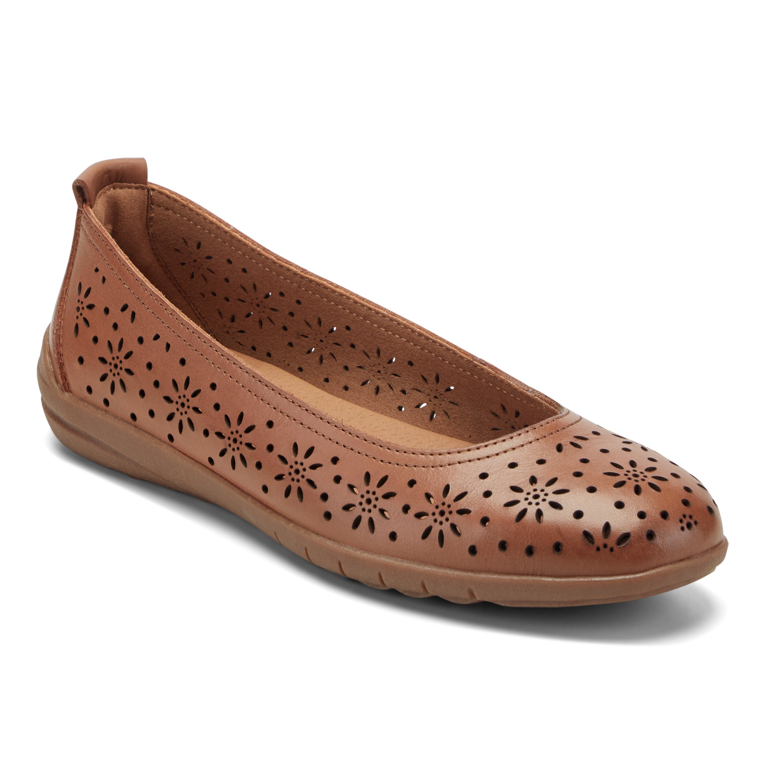 Araceli Leather Ballet Flats