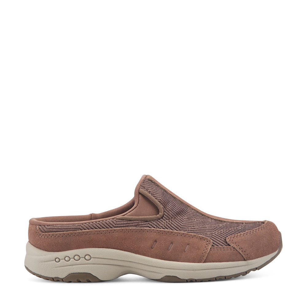 Women's Traveltime Clogs - Taupe Velour Suede | Easy Spirit