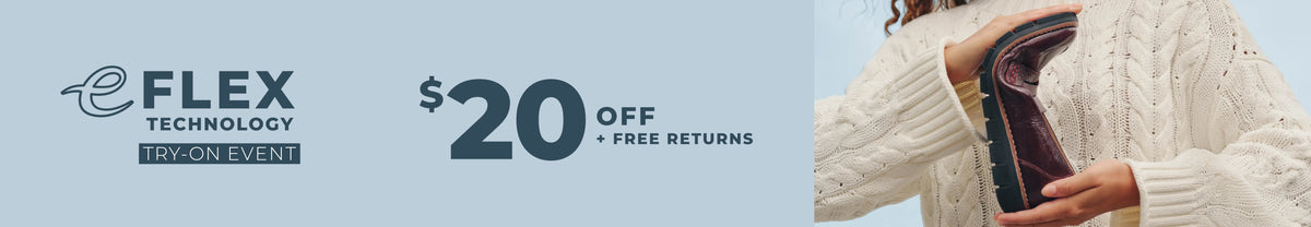 eFlex Try-On Event: $20 Off + Free Returns